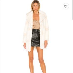 NWT NBD Stellar Faux Fur Coat